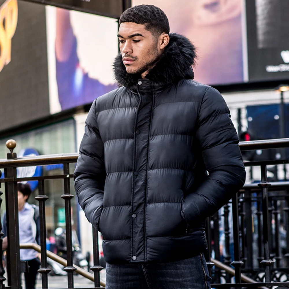 
Wholesale travel winter snow hoody heated down jacket for man in bulk 