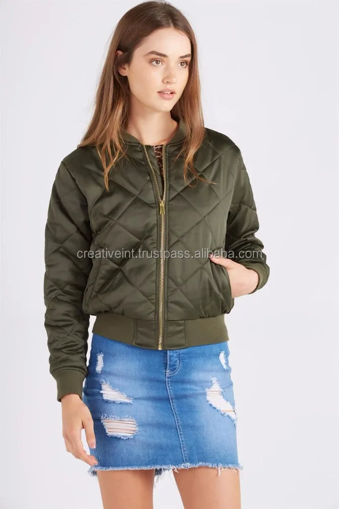 Стеганые атласные куртки-бомберы на заказ/подкладка из полиэстера оптовая продажа курток-бомберы для мужчин/поставка OEM дешевая однотонная атласная куртка-бомбер