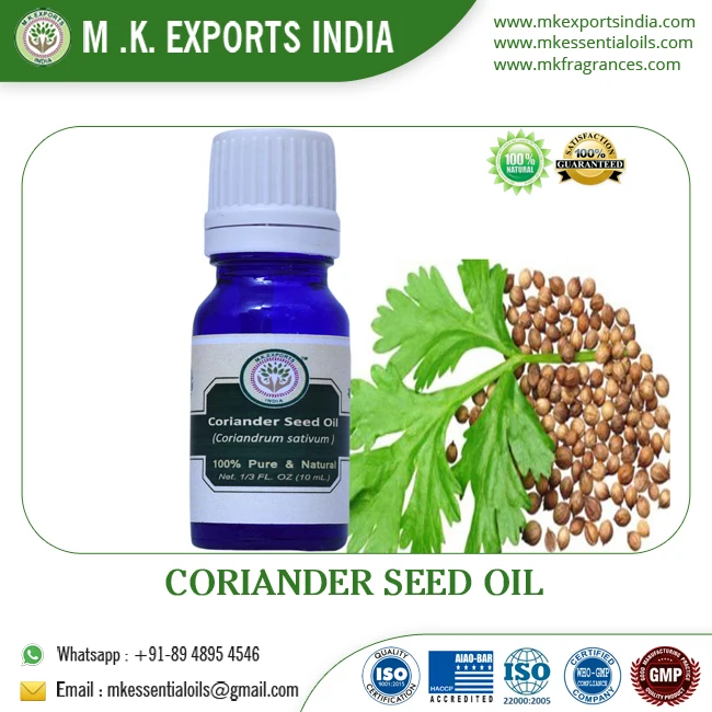 Best Quality Coriander Seed Essential Oil at Wholesale Price