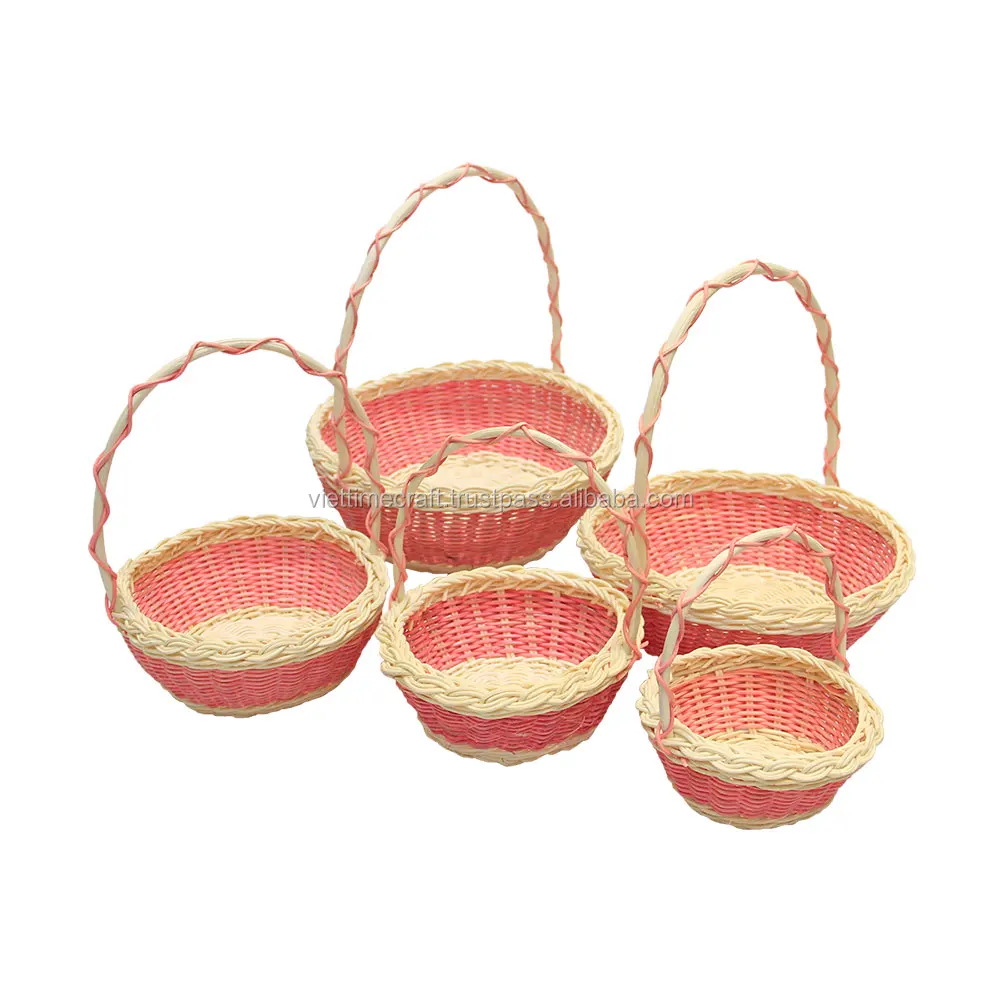 Cheap price beautiful bamboo gift basket for Christmas