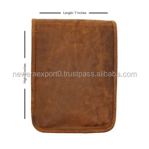 Unisex Cross Shoulder Full Flap genuine Leather bag Messenger Bag At market price for gifting him or her