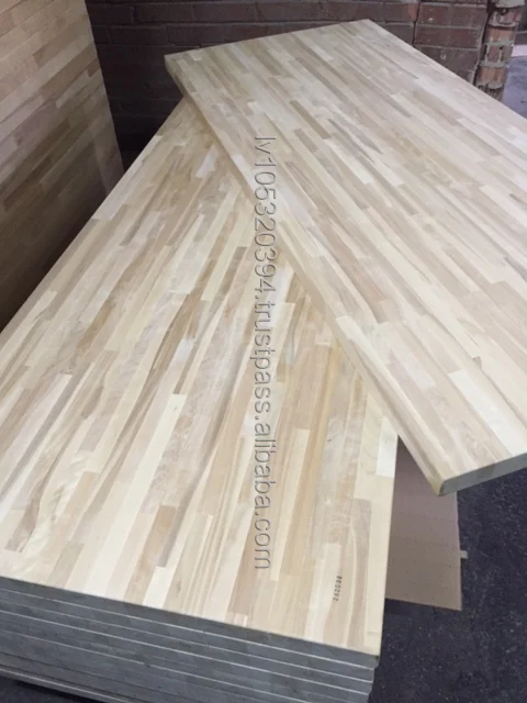Hardwood edge glued furniture panels - European Birch