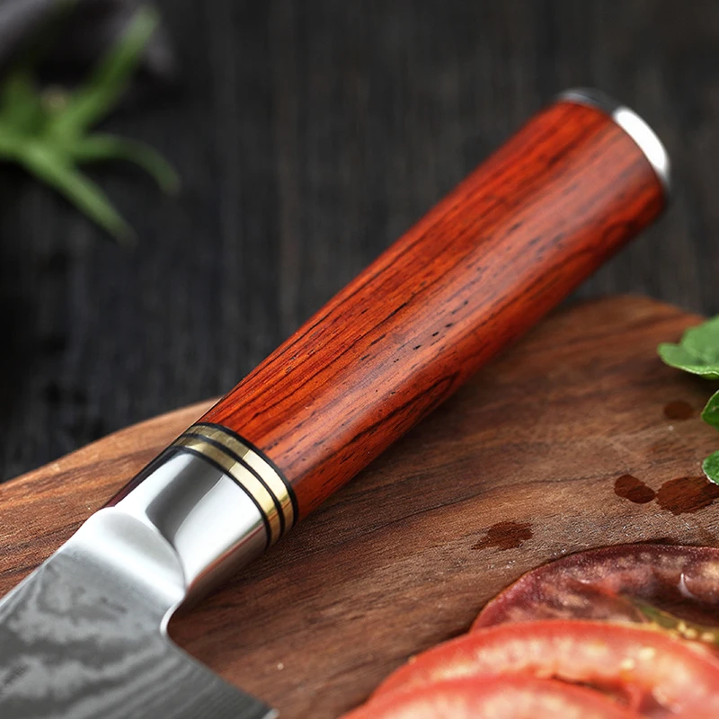 Professional handmade 8 Inch Japanese  Damascus Steel Kitchen Chef Knife