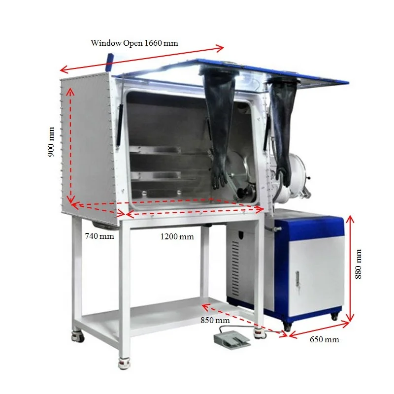 Mini Tape Casting Coater and Spin Coater Vacuum Atmosphere Glovebox