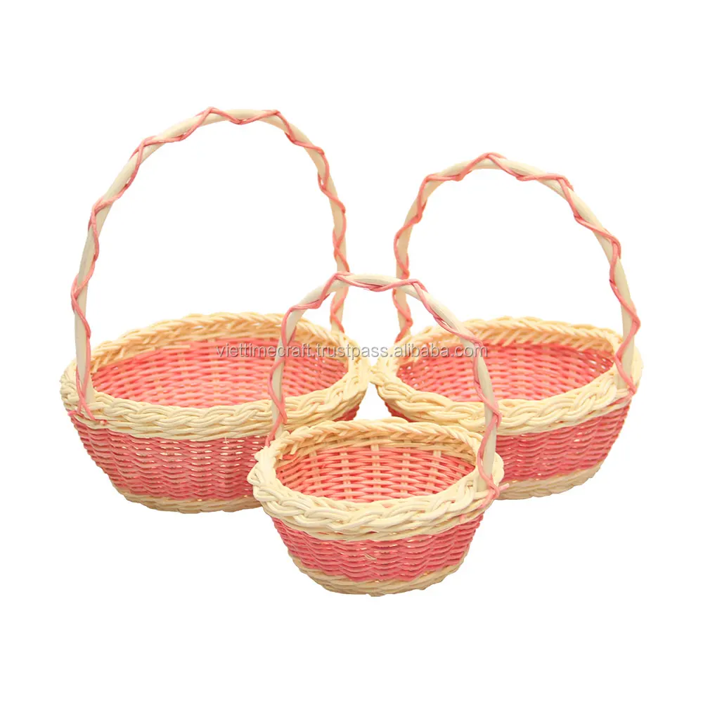Cheap price beautiful bamboo gift basket for Christmas