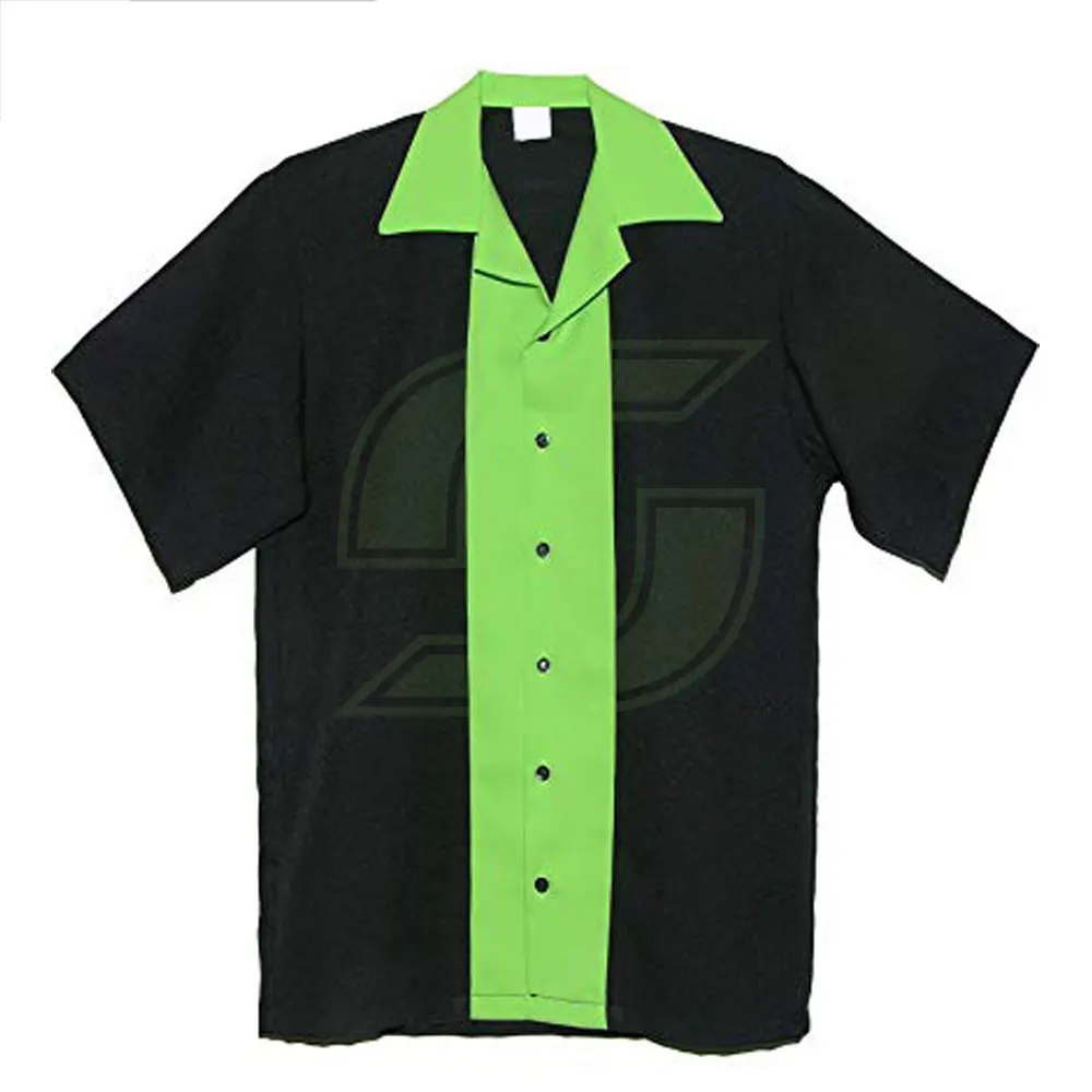 Wholesale Custom Made Men Bowling Shirt