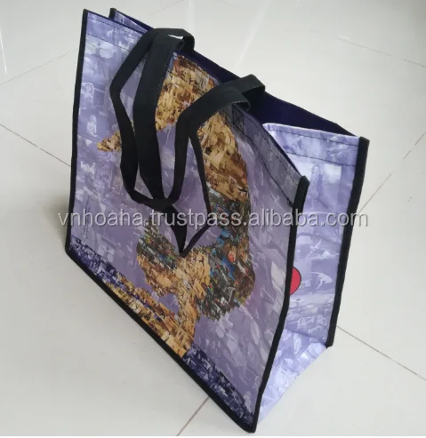 HOAHA vietnam made reusable non woven pp bag at cheap price, shiny and mat BOPP