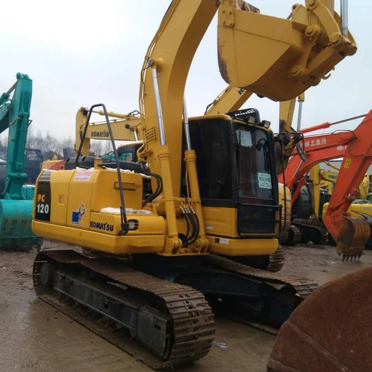 Имеется международный сертификат Komatsu экскаватор PC120 по дешевой цене во все тяжкие 12 тонный гидравлический для