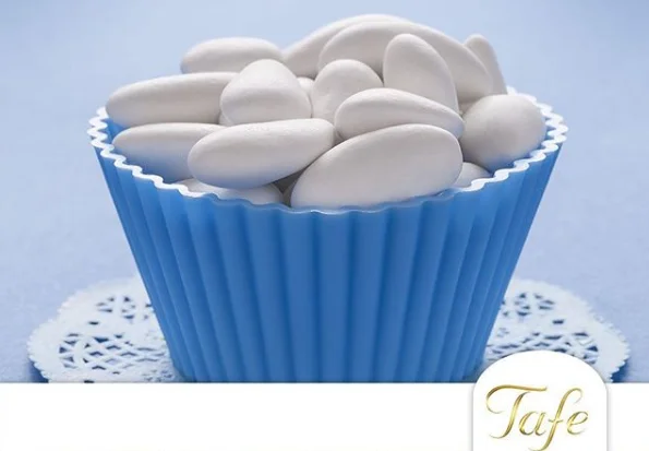 
Tafe Sugar Coated Almond Dragee with Natural Vanilla Bulk Packaging 1000g x 4 - 1022 code 