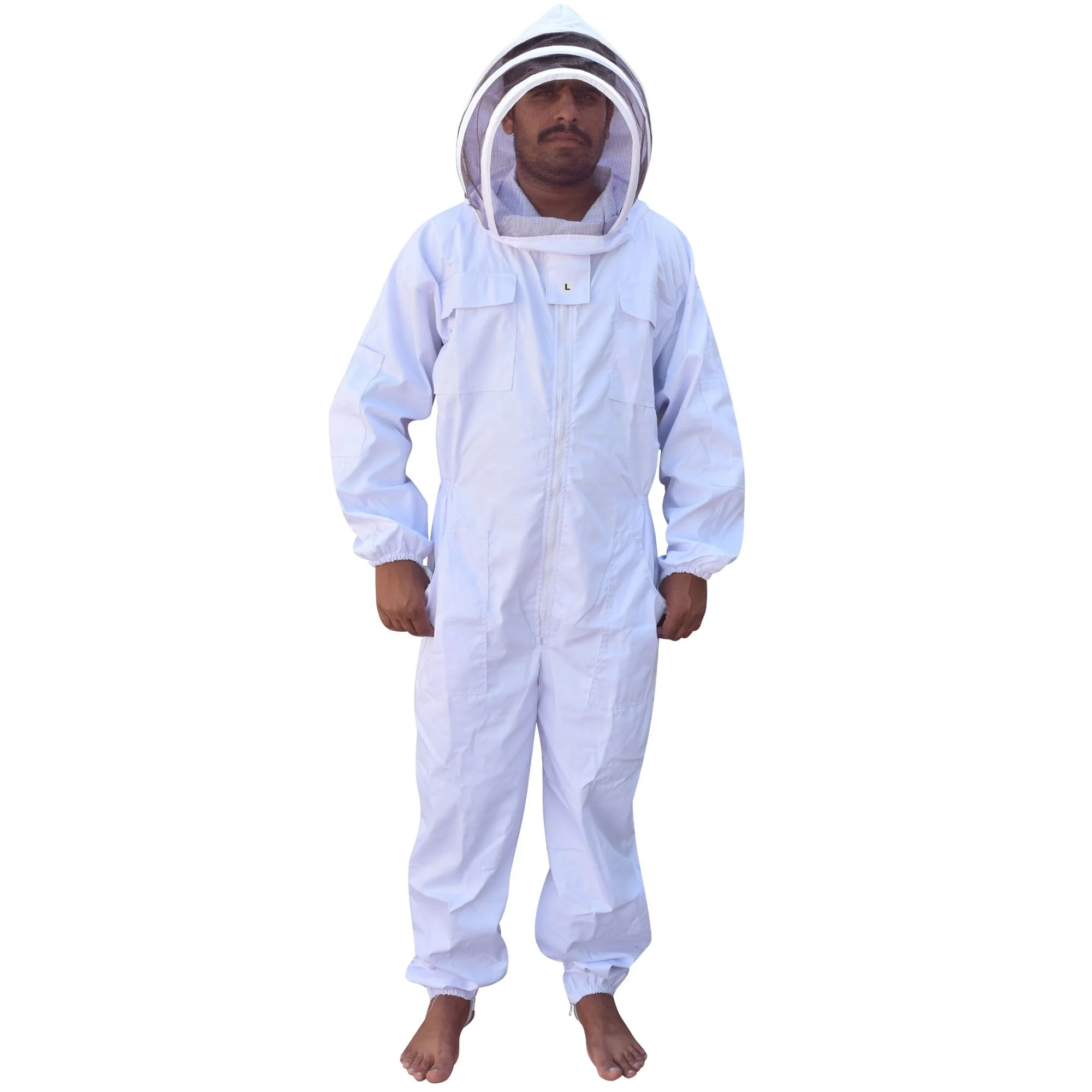 
High Quality Beekeeping Cotton Suit With Fence Veil - Protective Suit - Bee keeper Equipments - Beekeeper Clothing BK-01 
