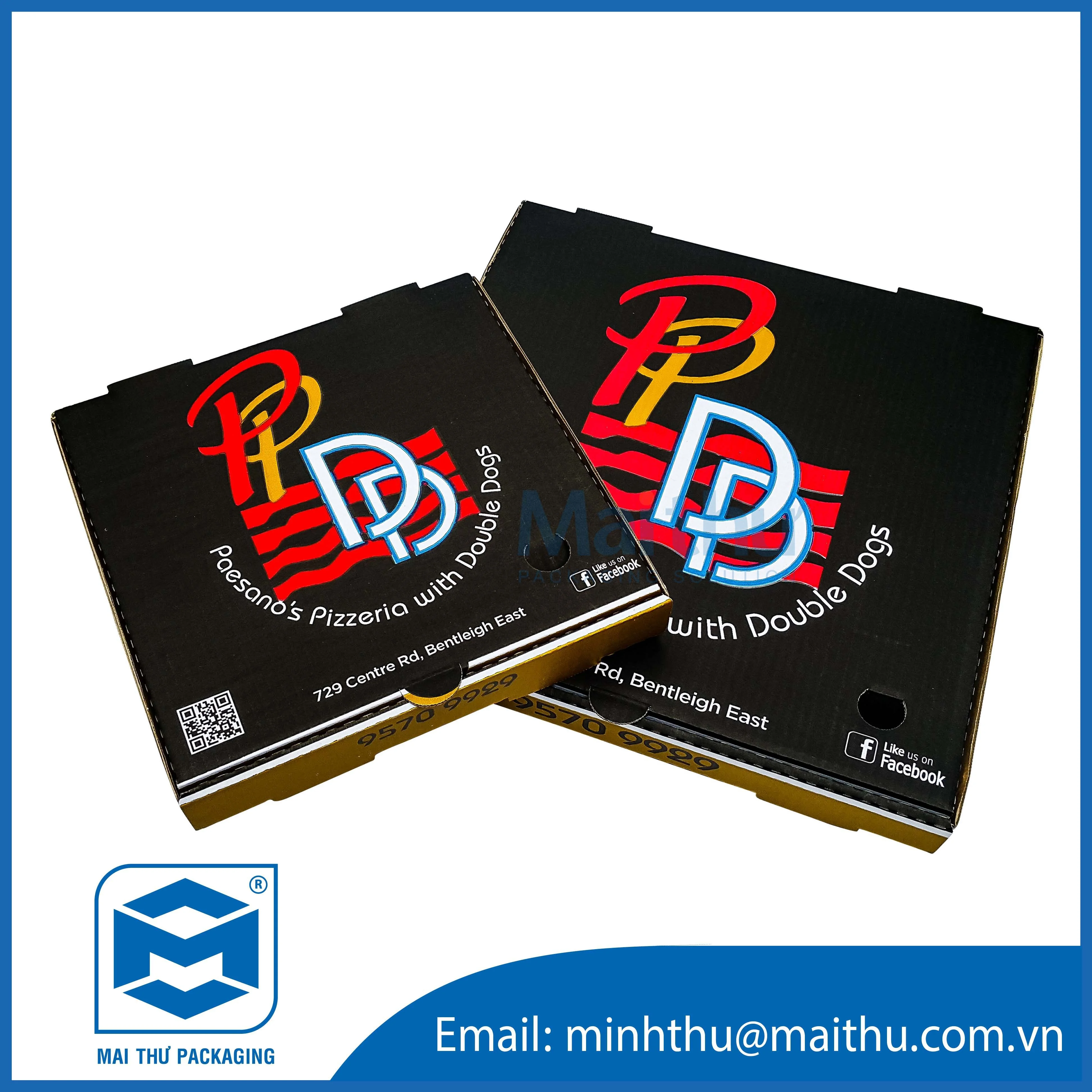 
Food packaging box corrugated for pizza 