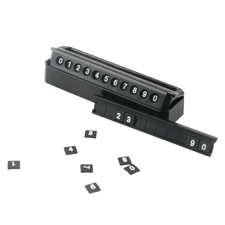  Временная парковочная карта переключатель 3D Скрытая табличка с номером телефона