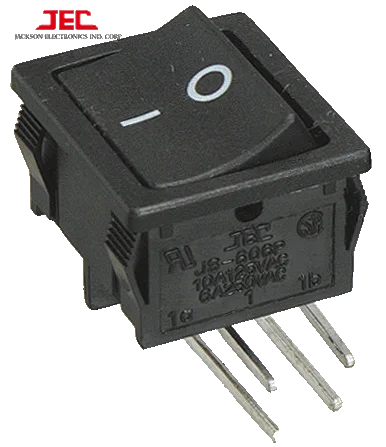 JEC RLEIL big ROCKER SWITH 606 Series ON-OFF DPST DPDT двухполюсный 4-контактный 6-контактный цветной переключатель
