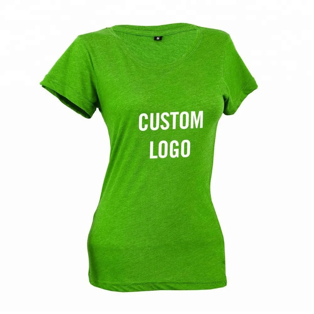 OEM 100% Cotton Women Short Sleeve TShirts
