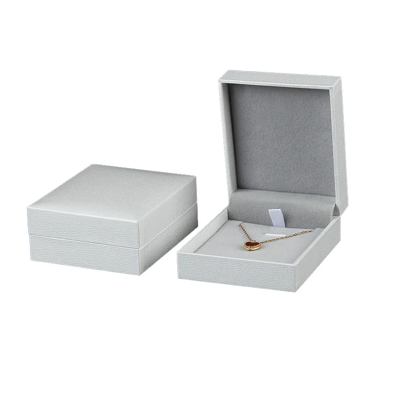 Stock luxury proposal jewelry box jewelry Double Ring box jewelry box velvet