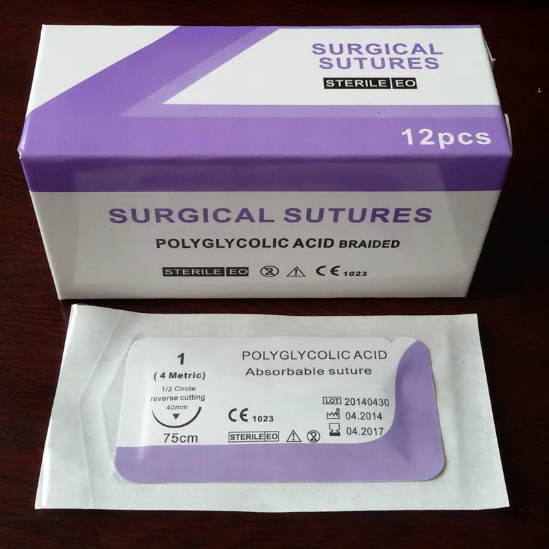 
Medical consumble-absorbable Surgical suture with needle-CE&ISO-Factory price 