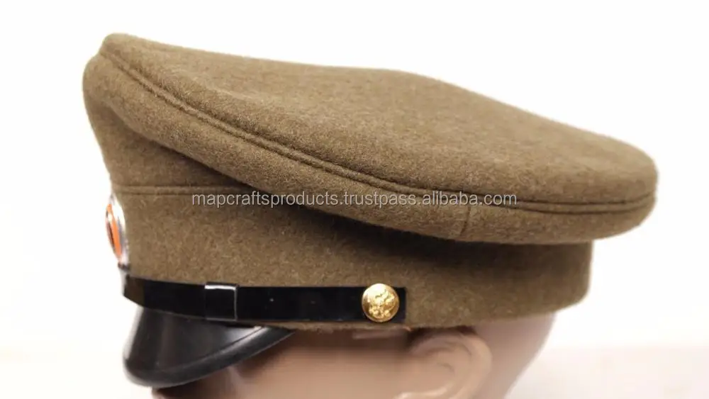 New Factory 100% Wool Custom Bulk High Quality Handmade Embroidery Uniforms Adult WW1 Hats