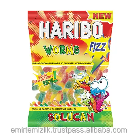  Для HARIBO Worm JELLY 80 GR