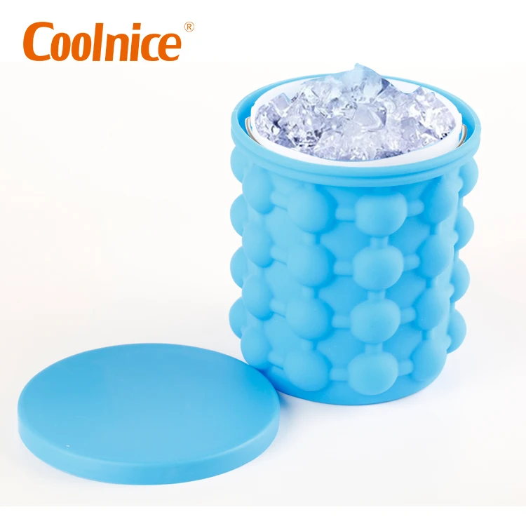 Small size Hot sales Durable Non-toxic silicone rubber ice bucket