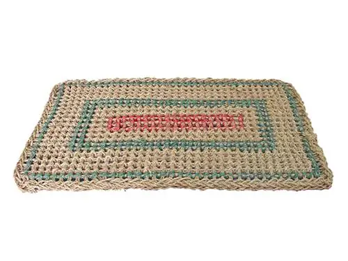 Home Or Hotel Decoration Floor Wholesale Natural Seagrass Mat Colorful Design Cheap Price