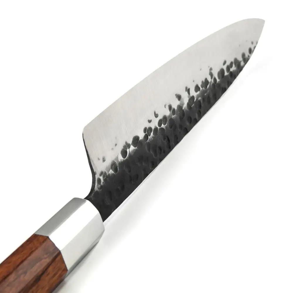 Handmade Chef Knife Japanese Kitchen Knives High carbon Steel Gyuto PRO Slicing Cooking Tools African Wood Handle Gift Box