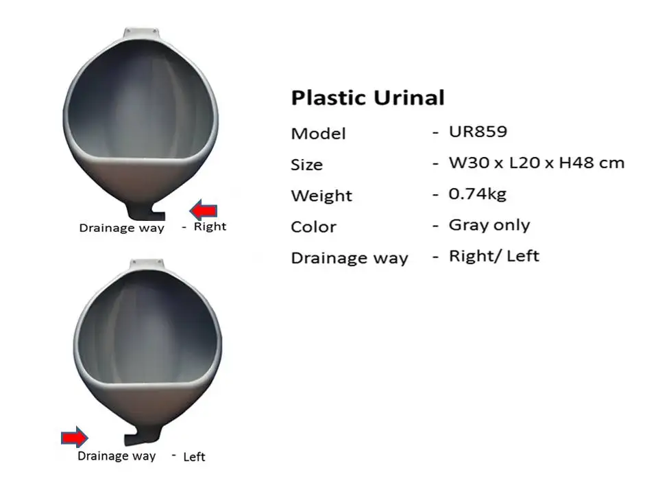 Easy Assembly Clean Durable Standing Toilet Urinal