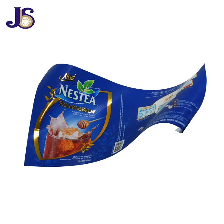 OEM Shiny IML  Metalized Opp Printed Packaging Labels