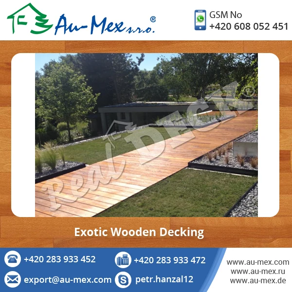 Solid Exotic Teak Wood Decking Hardwood Outdoor Boards for Outdoor & Model Application on Sale!