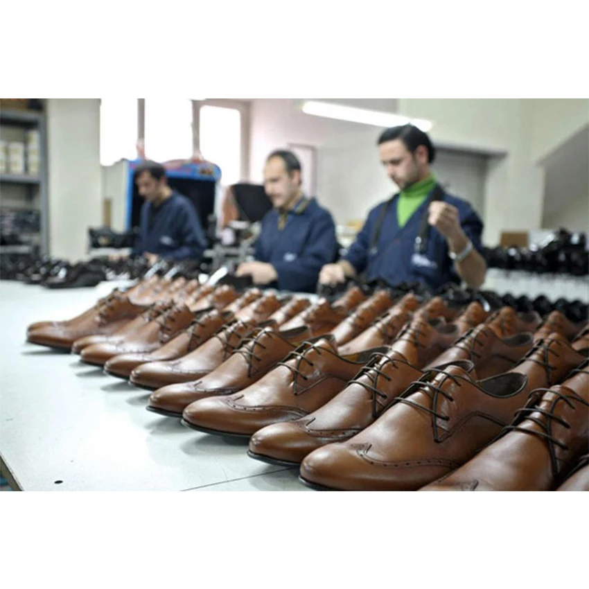 Men Business African Style High Quality Leather Men Boots Fashion Way Newest Style Latest Model