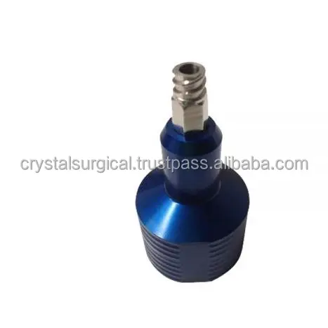 Tube Connector For Luer Lock Cannula , Plastic Surgery  Liposuction Accessories Female Aluminium Luer Lock Needle Connector