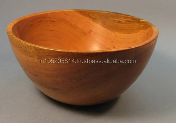 Natural Wooden Bowls Noodles Bowls Salad Dishes Rice Bowls Food Storage Containers Tableware And Household Kitchen