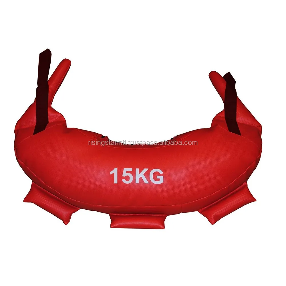 Custom Fitness Training PU Leather Bulgarian Bag Bulgarian Weightlifting bag Body Building Training Bulgarian Bag