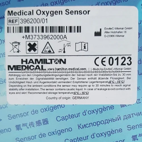  Hamilton Medical C1-C2-C3-T1-MR1 кислородный датчик