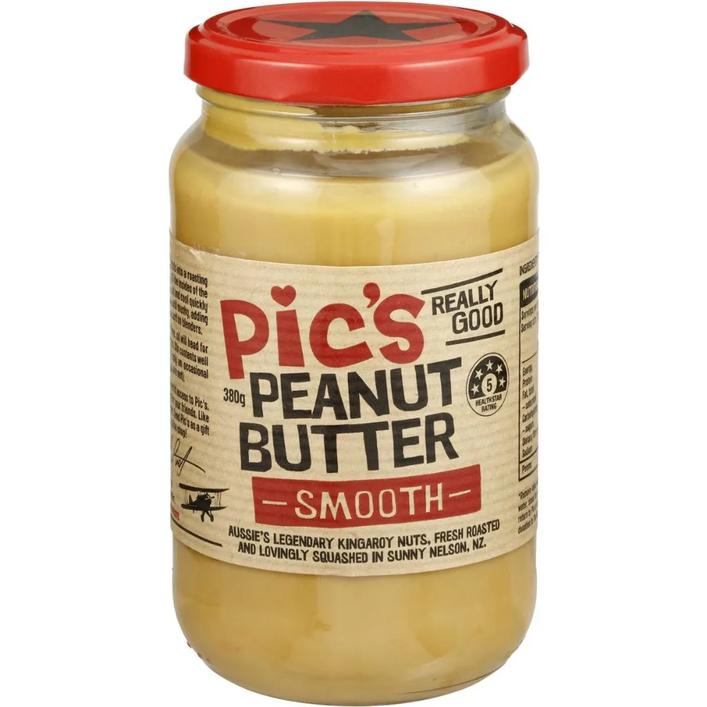 Bulk Pics Peanut Butter Smooth 380g