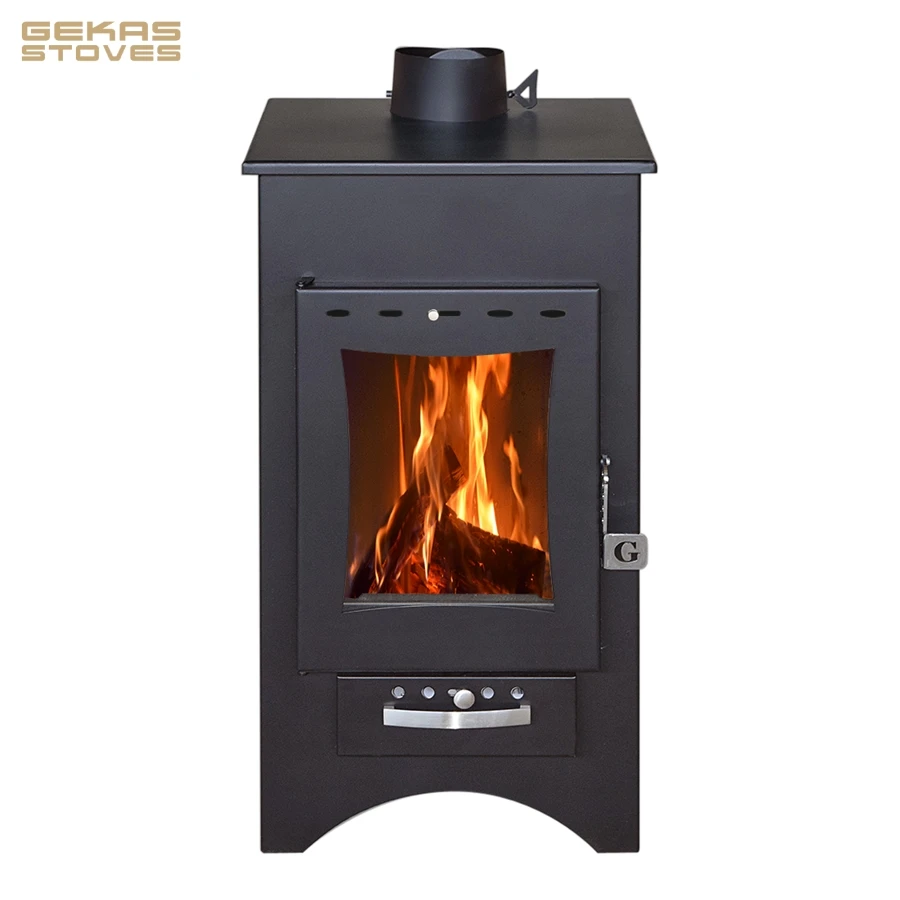 
11,3 kW Wood Burning Steel Stove | 81,2% Efficiency (Gekas Stoves - MG 250) Black 