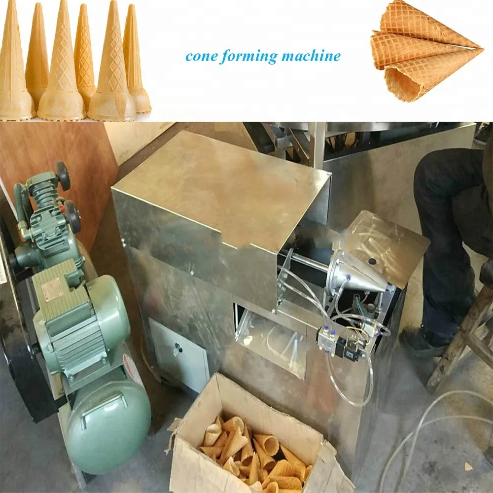 Cheaper price Ice Cream Waffle Maker Sugar Wafer Cones Baking Making Machine /Sugar Crispy Cone Machine