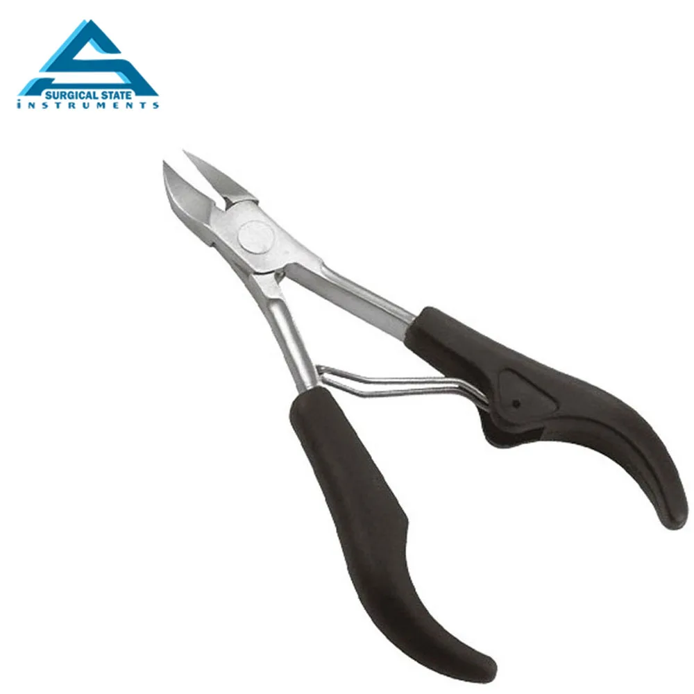 Professional Plastic handle beauty instruments CUTICLE NIPPER j2 Stainless Steel Nail Cutter