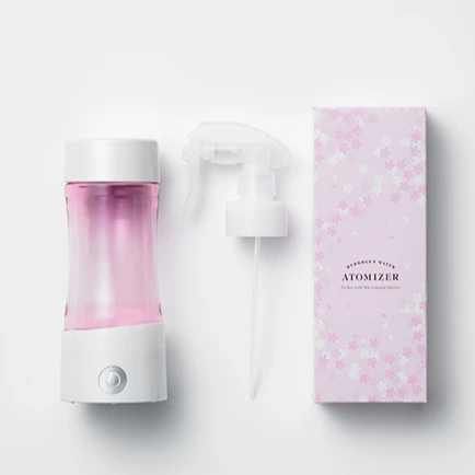 Hydrogen Water Bottle SAKURA POCKET made in Japan , antioxidant, ionized water, OEM available,