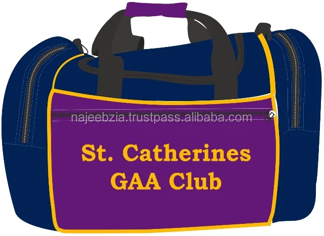 Gaa duffle bags with custom printing