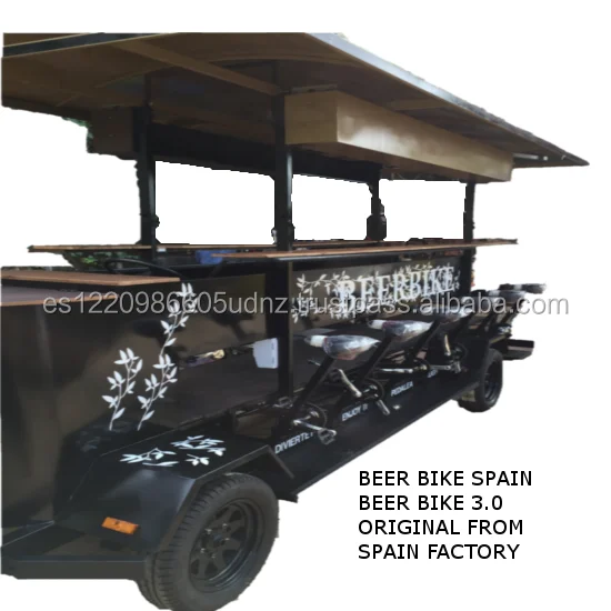 BEER BIKE BLACK 3.0 SPAIN 4 WHEELS PUB BUS Electric Beerbike,partybike,pub bike