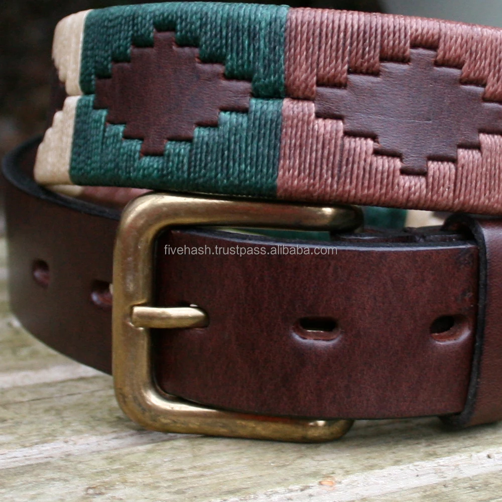 High quality OEM design Polo leather belt