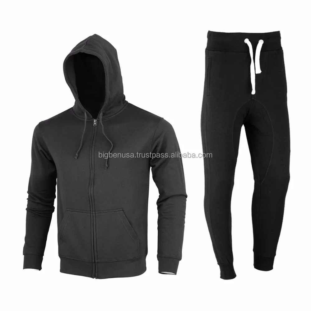 Wholesale Plain Mens Jogging Suits Training Track Suits /gym Wears Custom Logo Fleece Custom Design Sports Wear Men Adults 50pcs