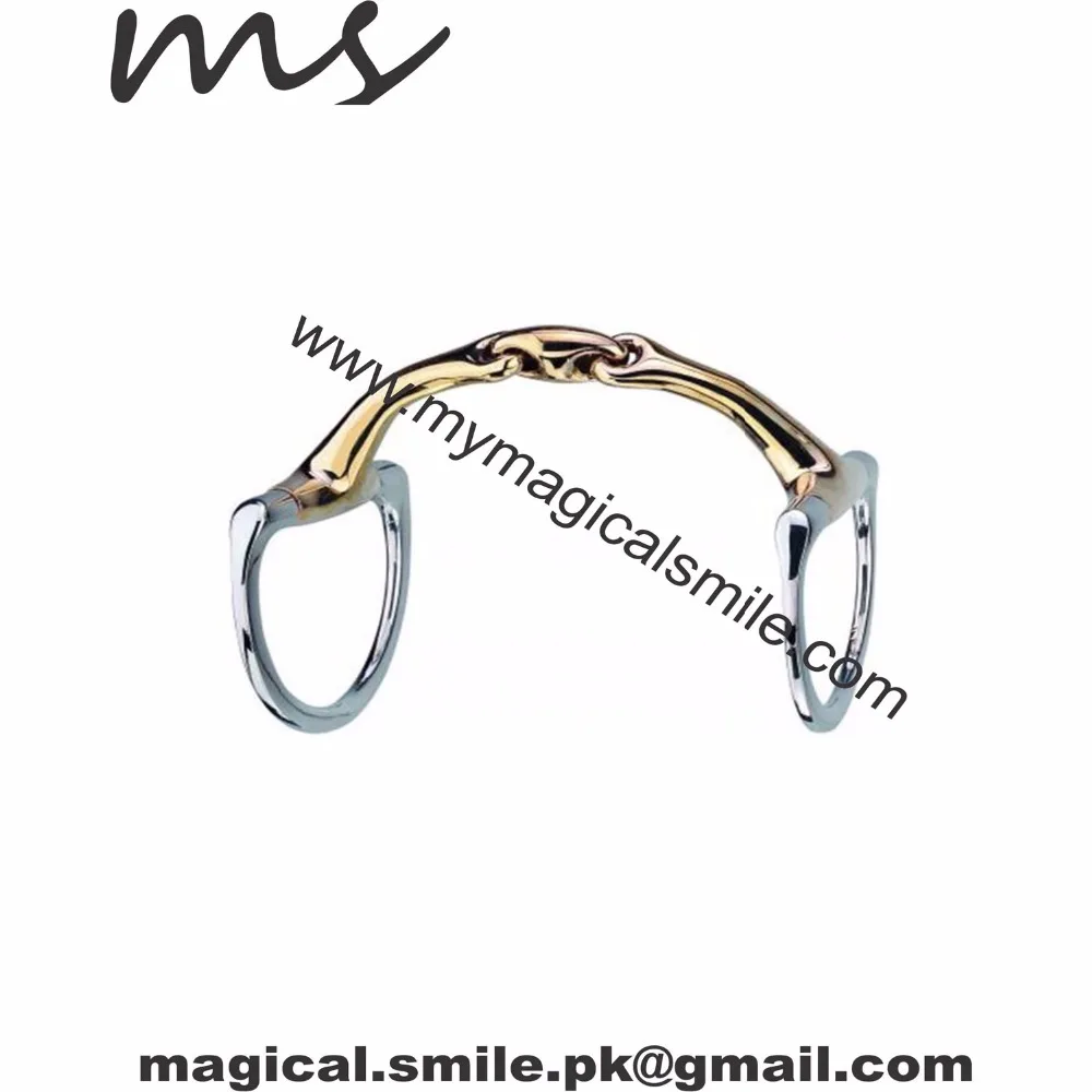 
LOOSE RING D DYNAMIC EGGBUTT SNAFFLE BIT 