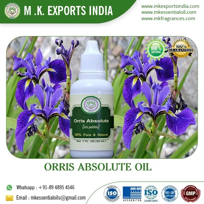 100% Pure & Natural Orris Absolute Oil