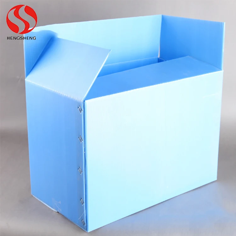 PP Corrugated Plastic Correx Clam Packaging bxes lobster Packaging Shipping Boxes For Seafood storage