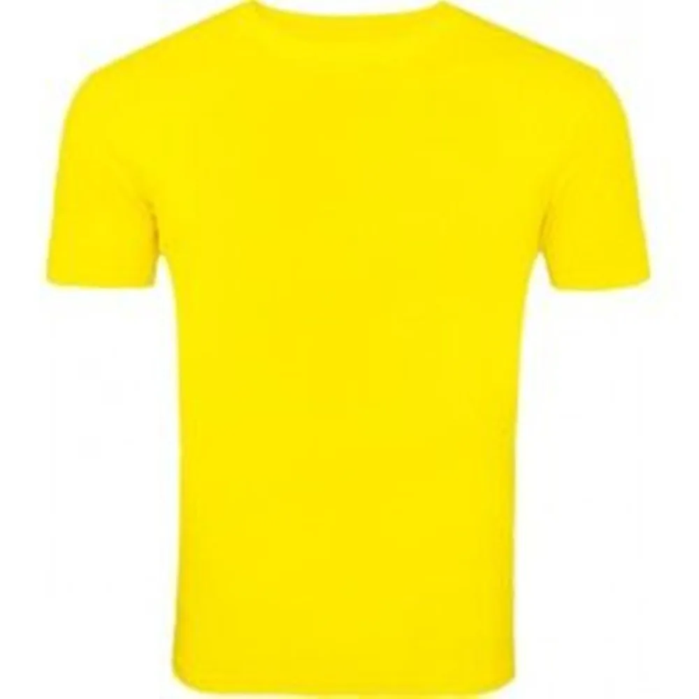 O neck without collar navy blue t shirts wrinkle free cotton polyester fabric washable durable smooth touch high quality