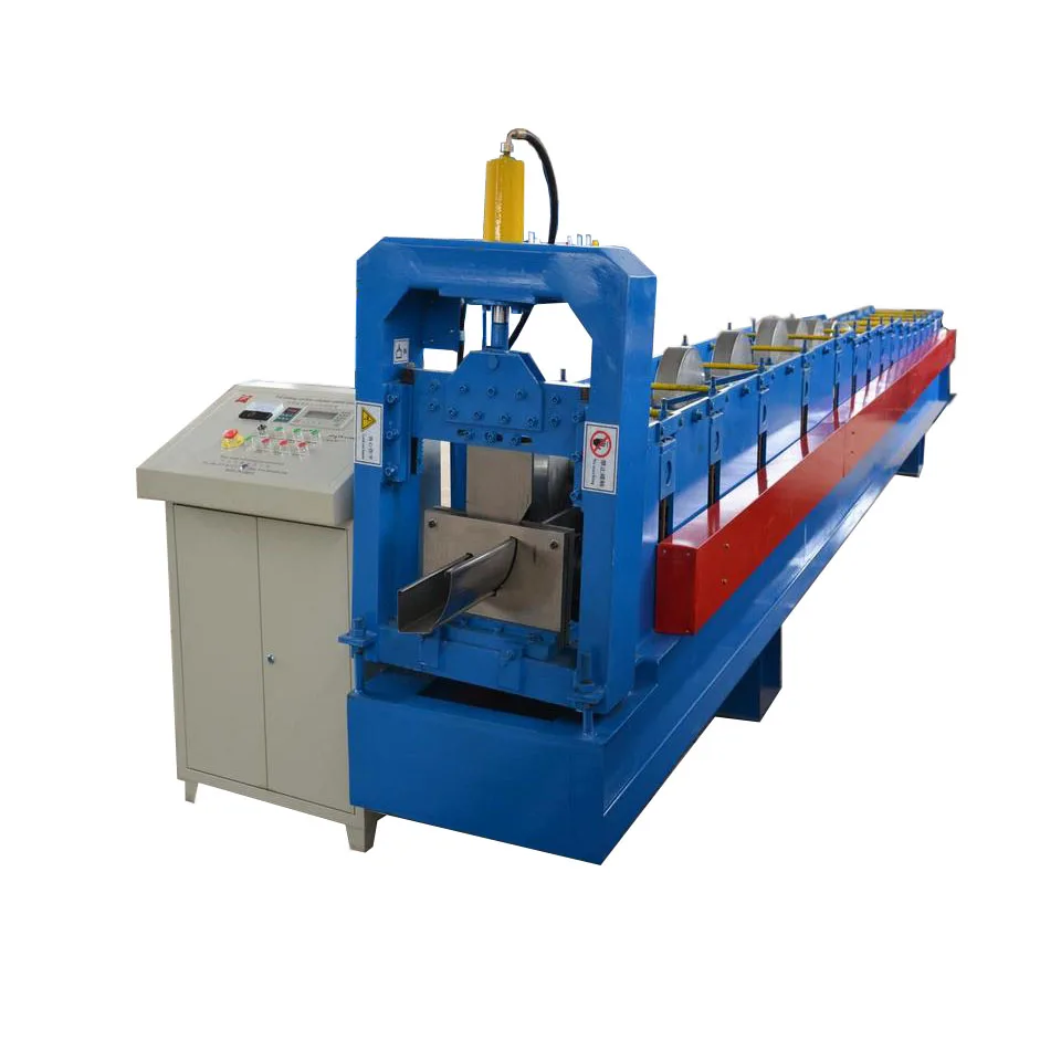 Metal gutter roll forming machine