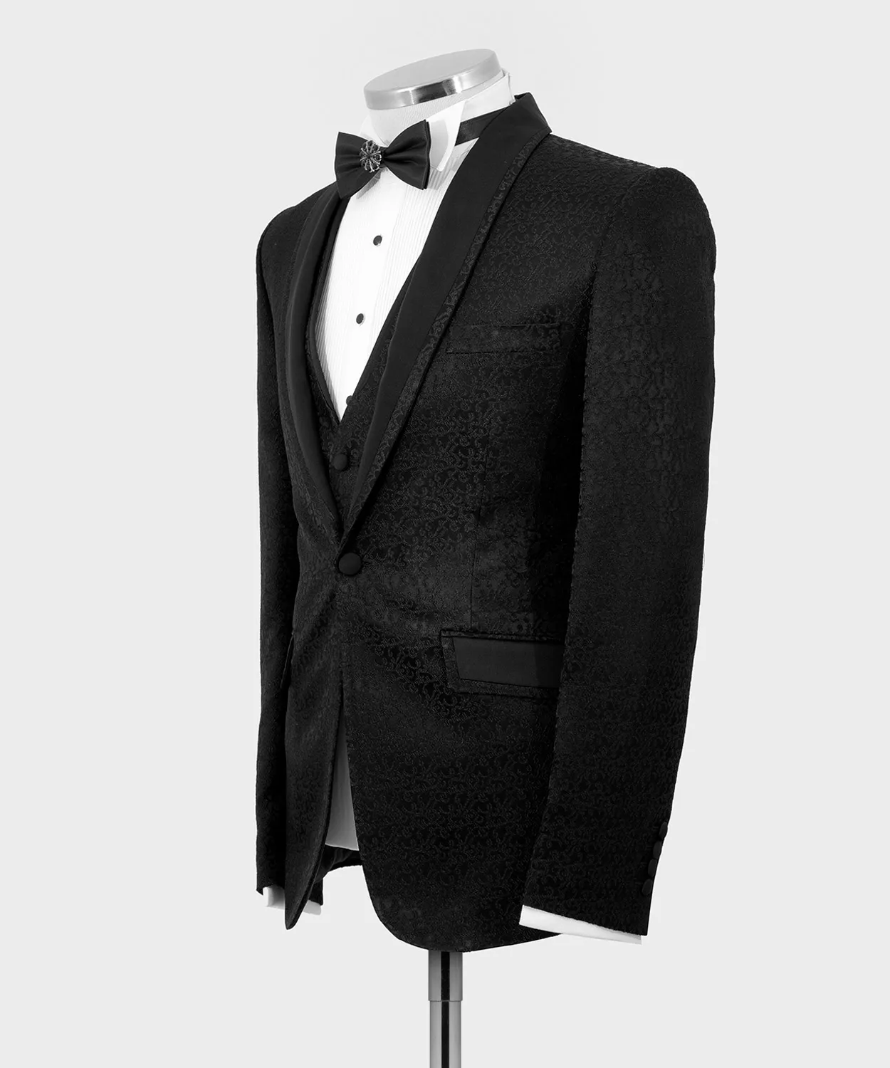 Black Patterned Tuxedo