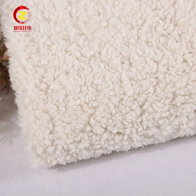 High quality sherpa warm fleece fabric for winter thick blanket