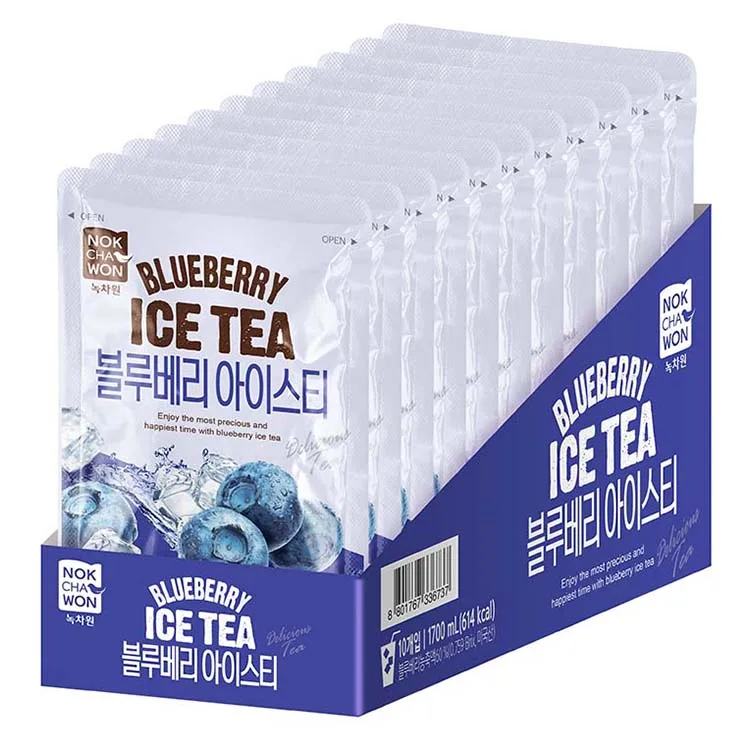 Корейский персиковый цитрон ароматы черники ледяной чай приятный вкус релаксация еды и